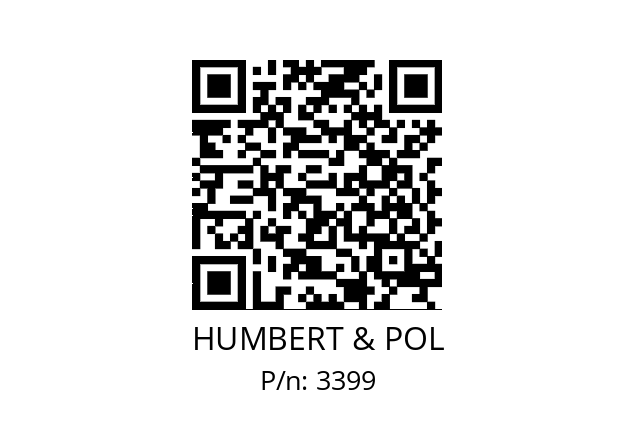   HUMBERT & POL 3399