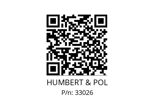   HUMBERT & POL 33026