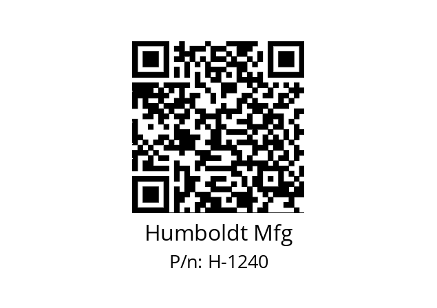   Humboldt Mfg H-1240