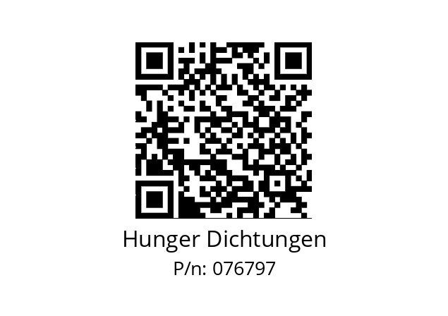   Hunger Dichtungen 076797