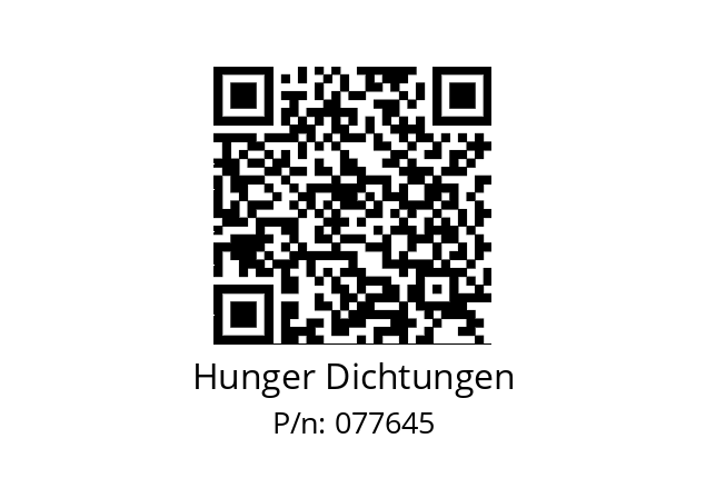   Hunger Dichtungen 077645