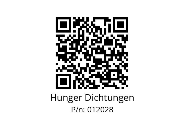   Hunger Dichtungen 012028