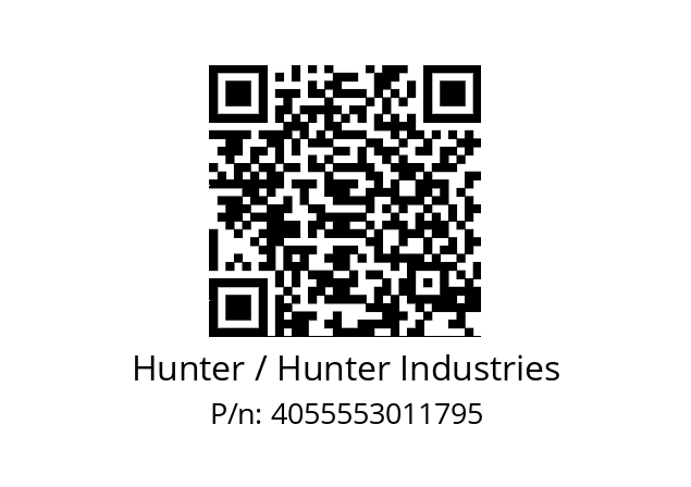   Hunter / Hunter Industries 4055553011795