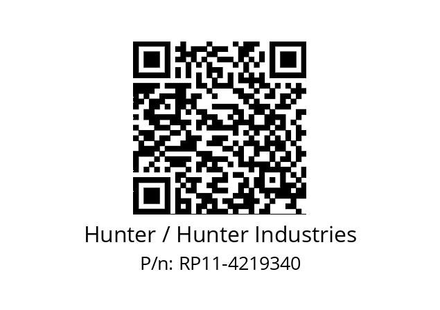   Hunter / Hunter Industries RP11-4219340