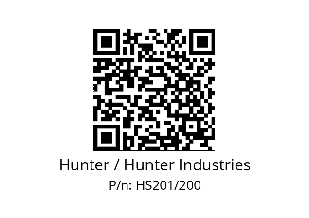   Hunter / Hunter Industries HS201/200