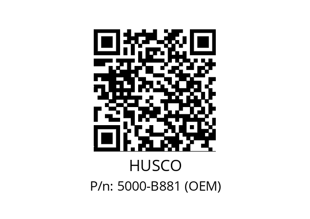   HUSCO 5000-B881 (OEM)