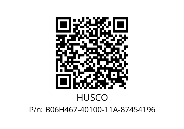   HUSCO B06H467-40100-11A-87454196