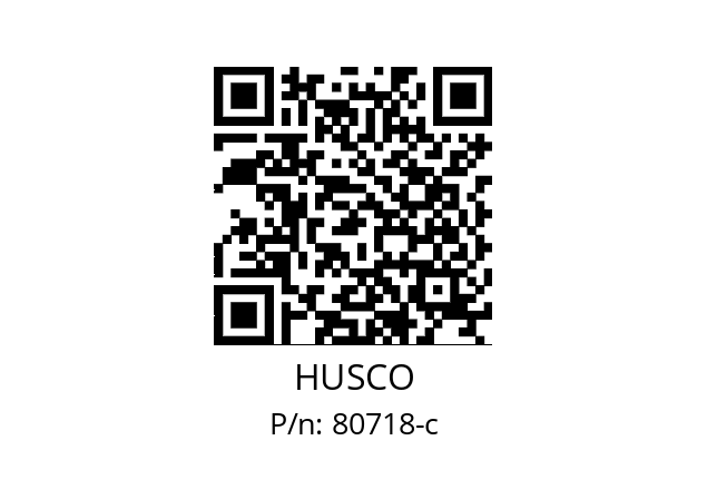   HUSCO 80718-c