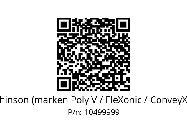   Hutchinson (marken Poly V / FleXonic / ConveyXonic) 10499999