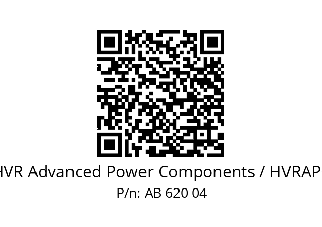   HVR Advanced Power Components / HVRAPC AB 620 04