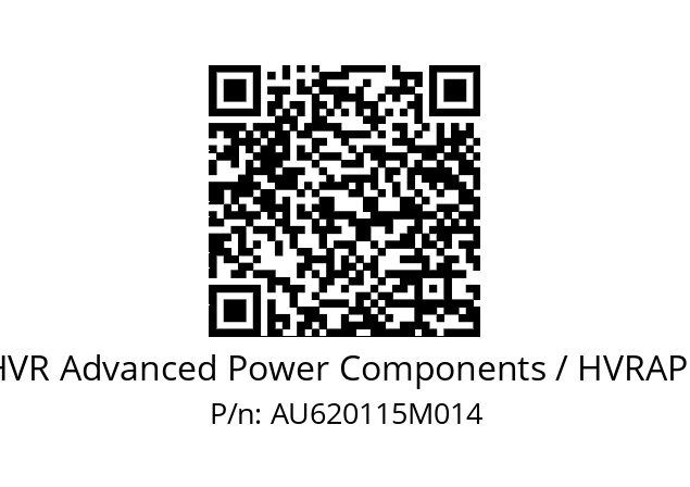   HVR Advanced Power Components / HVRAPC AU620115M014