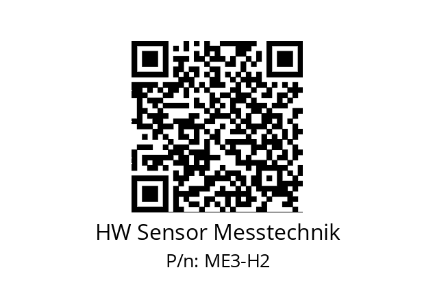   HW Sensor Messtechnik ME3-H2