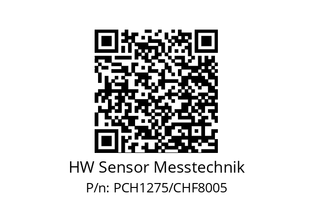   HW Sensor Messtechnik PCH1275/CHF8005