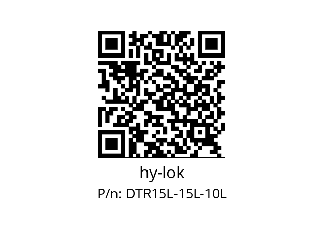   hy-lok DTR15L-15L-10L