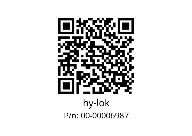  VTH-H-6M hy-lok 00-00006987