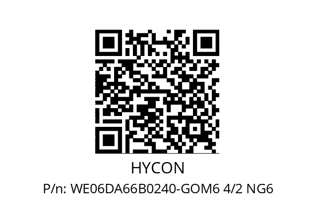   HYCON WE06DA66B0240-GOM6 4/2 NG6