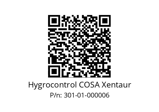  DPT.00.A.1100 Hygrocontrol COSA Xentaur 301-01-000006