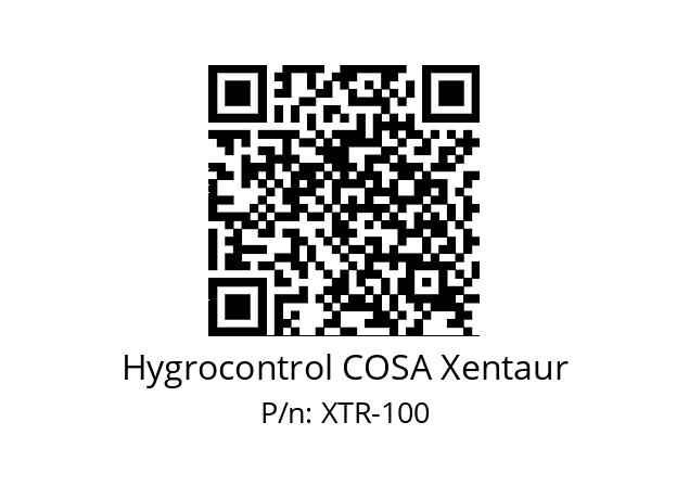   Hygrocontrol COSA Xentaur XTR-100