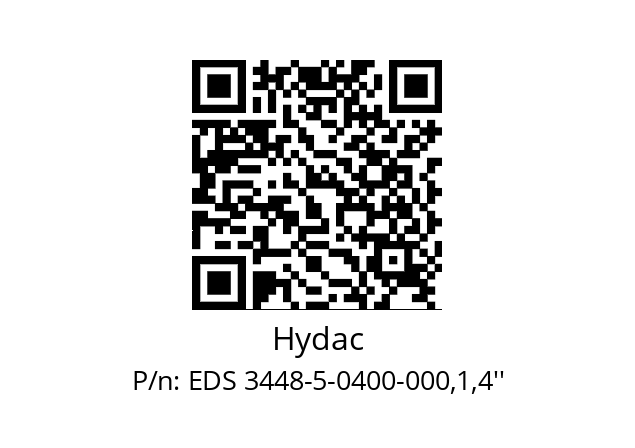   Hydac EDS 3448-5-0400-000,1,4''