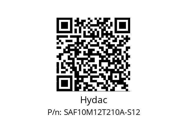   Hydac SAF10M12T210A-S12