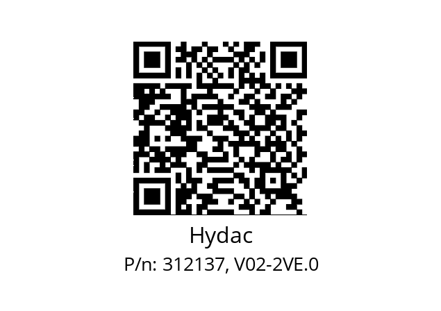   Hydac 312137, V02-2VE.0