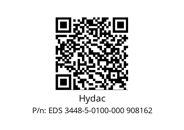   Hydac EDS 3448-5-0100-000 908162