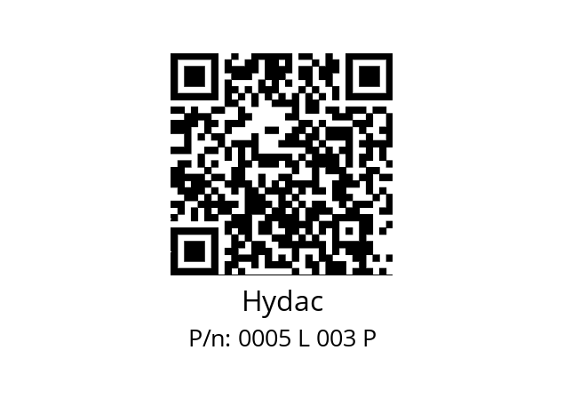   Hydac 0005 L 003 P