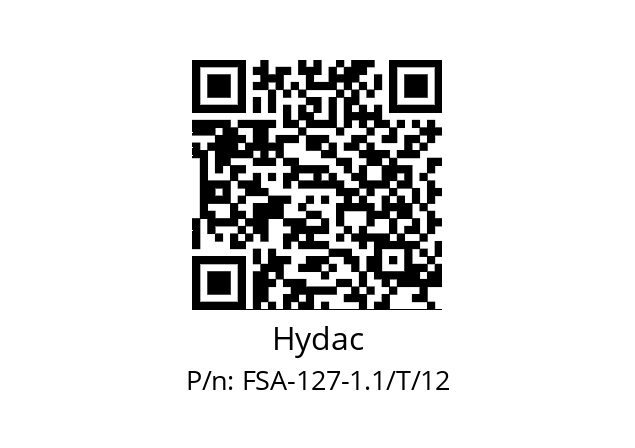   Hydac FSA-127-1.1/T/12