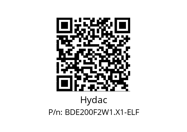   Hydac BDE200F2W1.X1-ELF