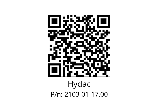   Hydac 2103-01-17.00