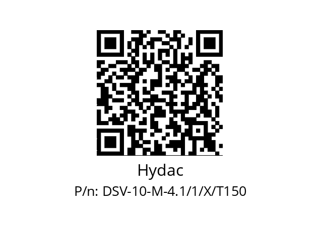   Hydac DSV-10-M-4.1/1/X/T150