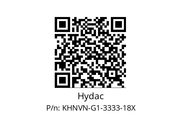   Hydac KHNVN-G1-3333-18X