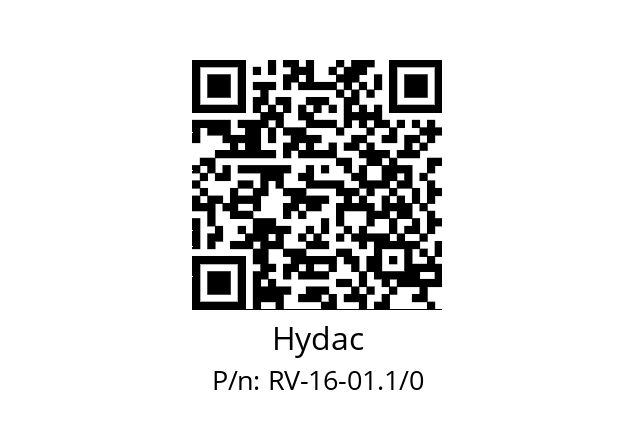   Hydac RV-16-01.1/0