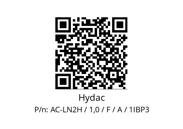   Hydac AC-LN2H / 1,0 / F / A / 1IBP3