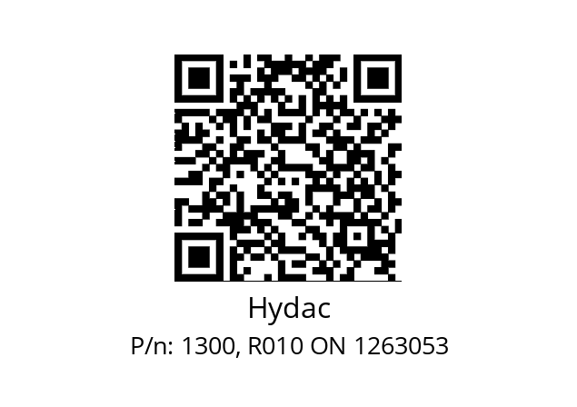   Hydac 1300, R010 ON 1263053