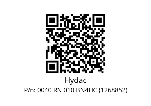   Hydac 0040 RN 010 BN4HC (1268852)