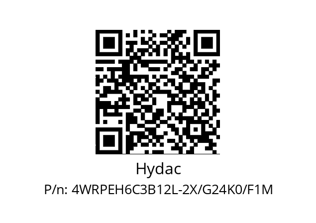   Hydac 4WRPEH6C3B12L-2X/G24K0/F1M