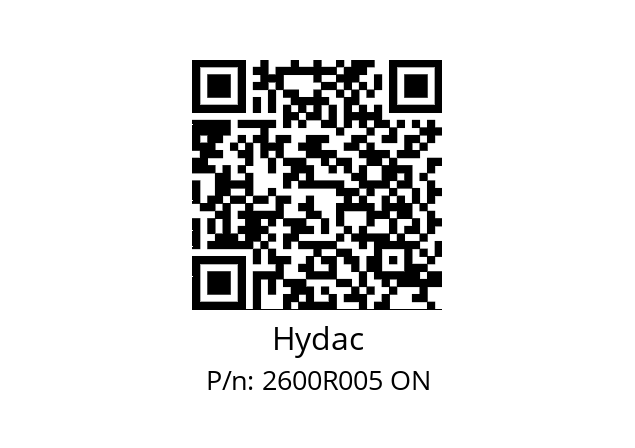   Hydac 2600R005 ON