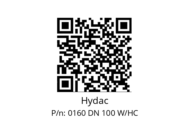   Hydac 0160 DN 100 W/HC