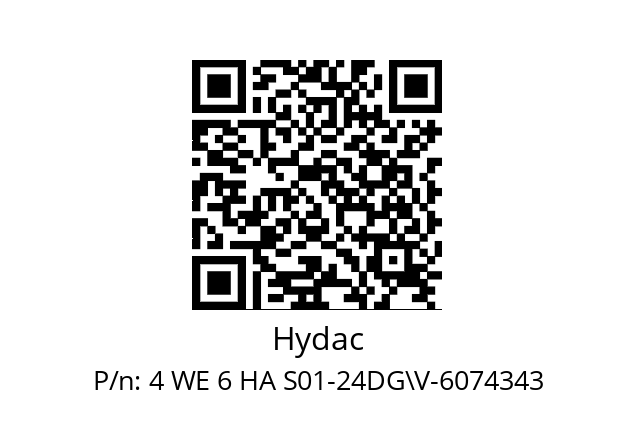   Hydac 4 WE 6 HA S01-24DG\V-6074343