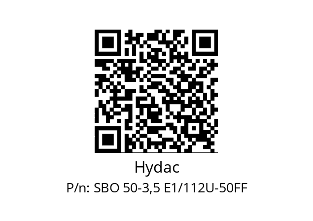   Hydac SBO 50-3,5 E1/112U-50FF