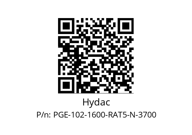   Hydac PGE-102-1600-RAT5-N-3700