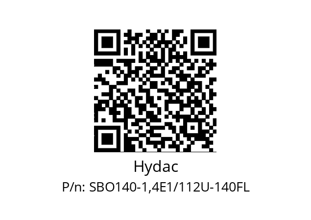   Hydac SBO140-1,4E1/112U-140FL