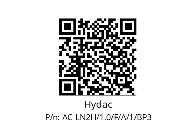   Hydac AC-LN2H/1.0/F/A/1/BP3