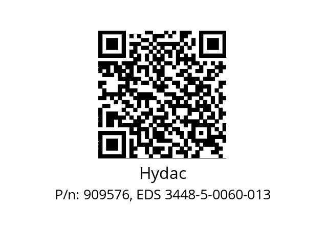   Hydac 909576, EDS 3448-5-0060-013