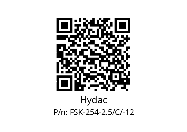   Hydac FSK-254-2.5/C/-12