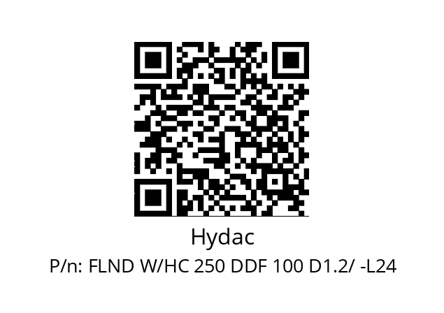   Hydac FLND W/HC 250 DDF 100 D1.2/ -L24