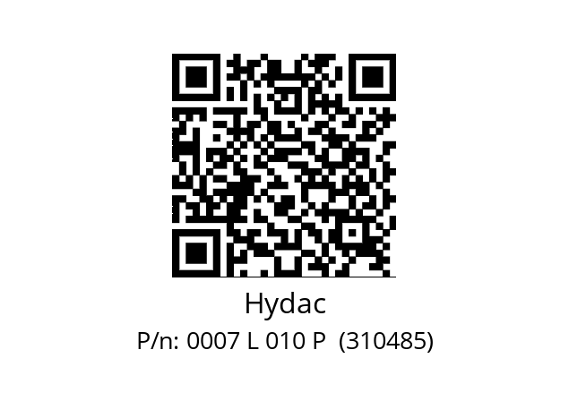   Hydac 0007 L 010 P  (310485)