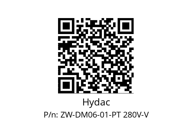   Hydac ZW-DM06-01-PT 280V-V