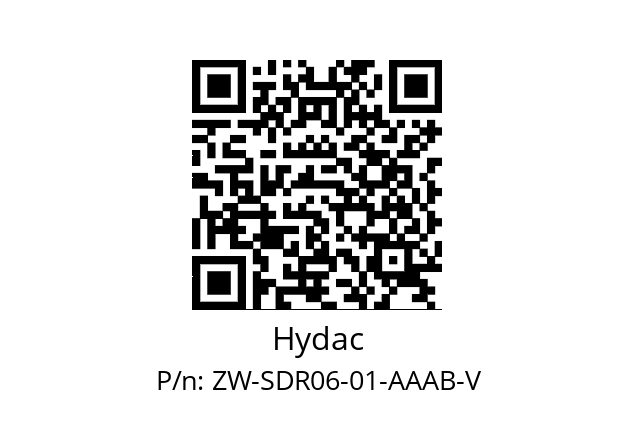   Hydac ZW-SDR06-01-AAAB-V